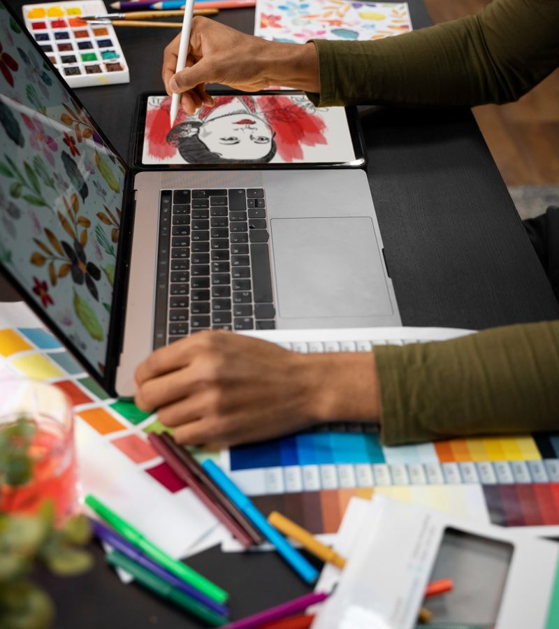 Brand printing on business cards and products